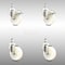 Service Caster 4 Inch 316SS Nylon Wheel Swivel 1/2 Inch Threaded Stem Caster Lock Brake SCC, 2PK SCC-SS316TSTTL20S414-NYS-121315-2-S2 - alternate 1